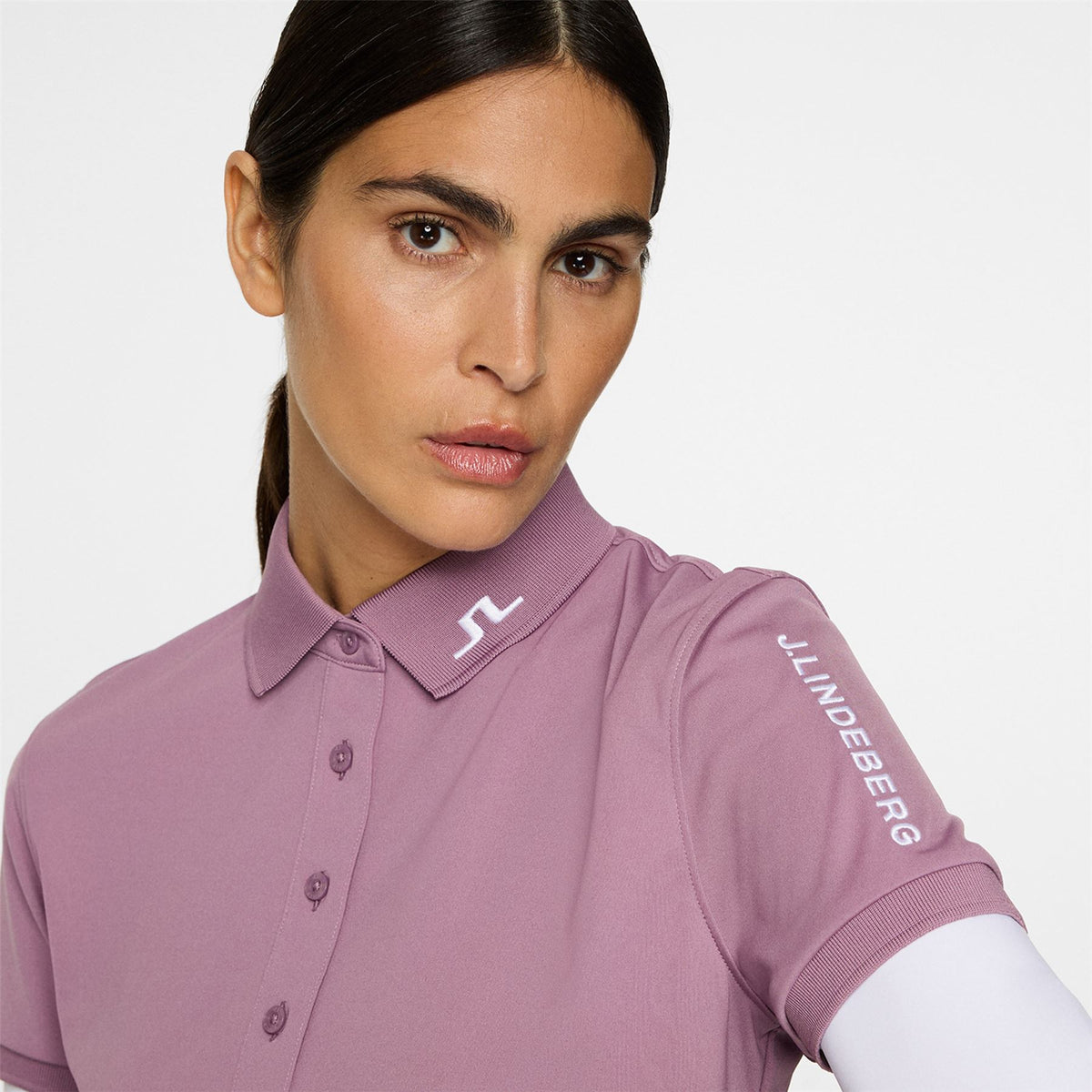 Womens Tour Tech Polo Very Grape