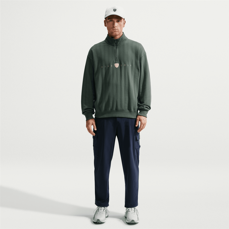 Dri-Fit Fairway Fresh Half-Zip Top Oversized Fit Camo Green/Limestone