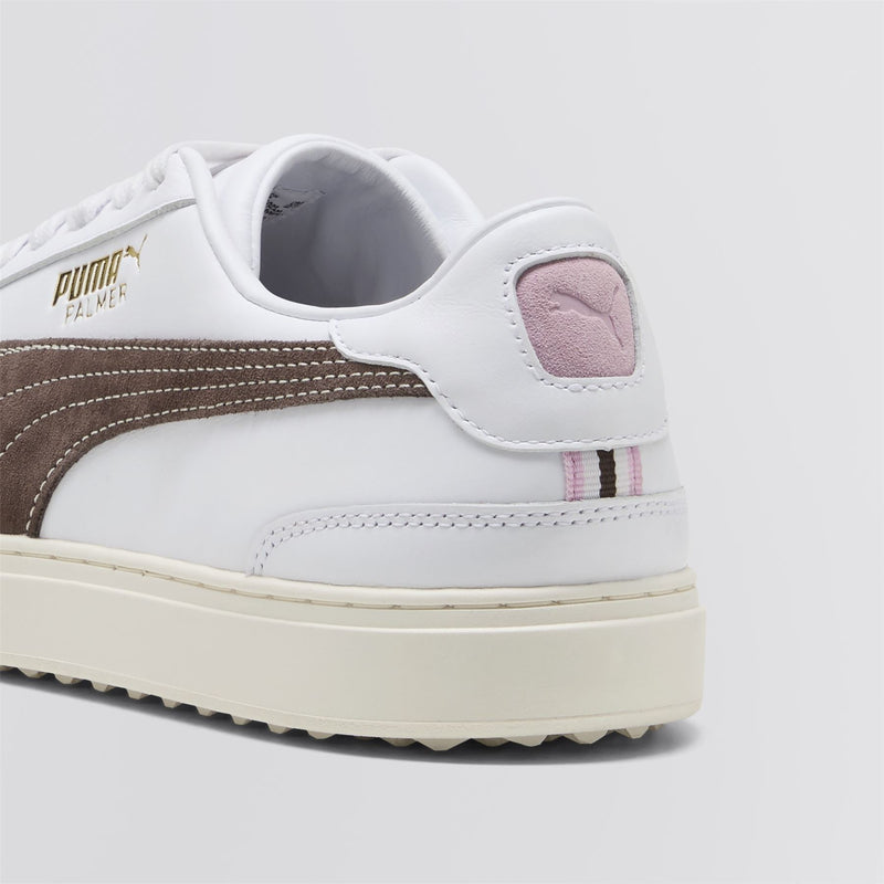 x AP Classic G Golf Shoes Puma White/Flat Bronze/Pale Pink
