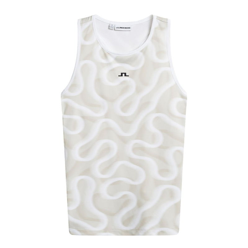 Womens Doris Printed Top Rally Moonbeam