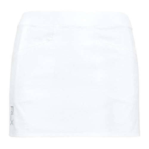 Womens Pleated Four-Way-Stretch Skort Pure White - SS24