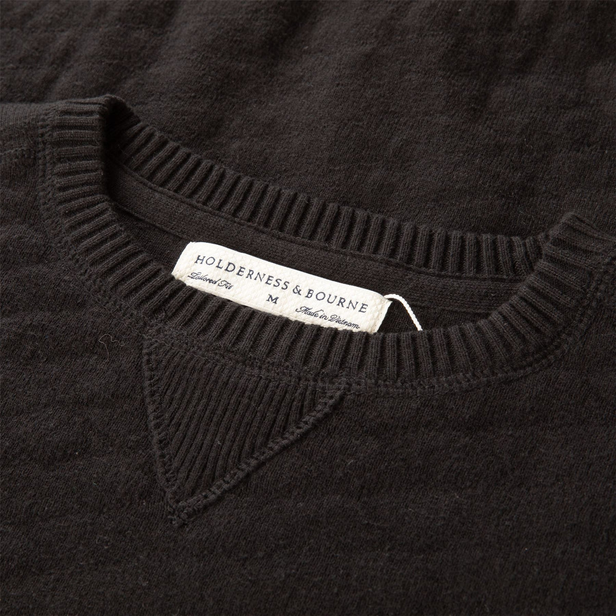 The Ward Jacquard Sweater Black