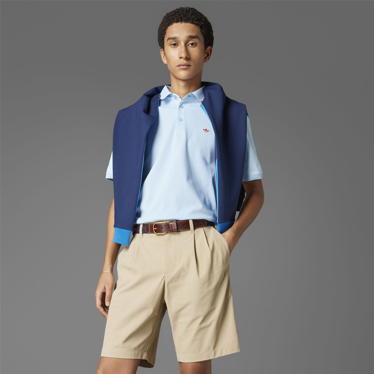 Twistknit Pleated Shorts Hemp