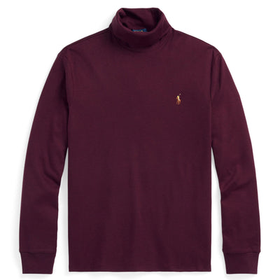 LS Soft Touch Turtleneck Solid Aged Wine Heather - AW23