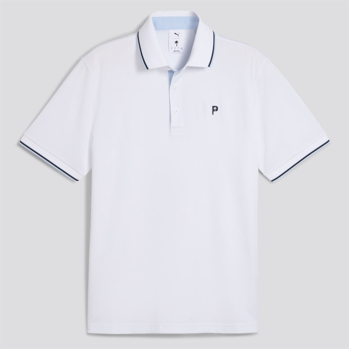 x PTC Tipped Polo White Glow/Haute Tropic
