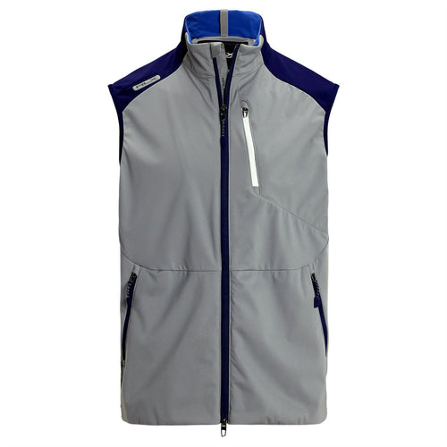 RLX Full Zip Plainweave Woven Vest Peak Gray/Refined Navy - SS25