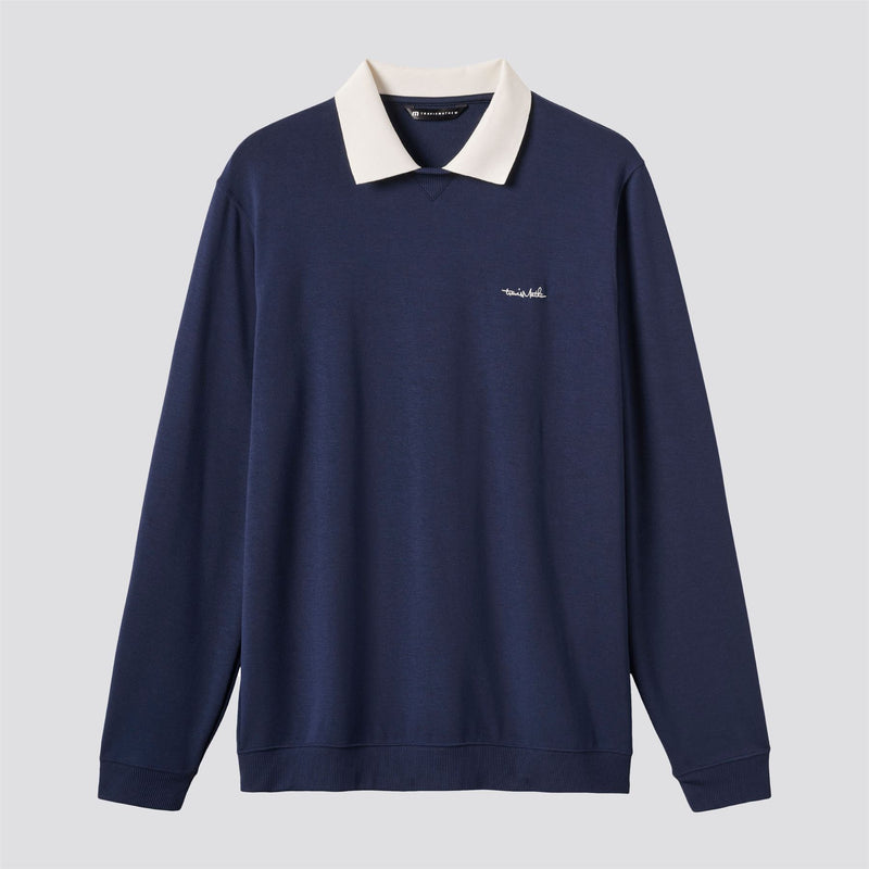 Amenities Collar Crew Sweater Total Eclipse
