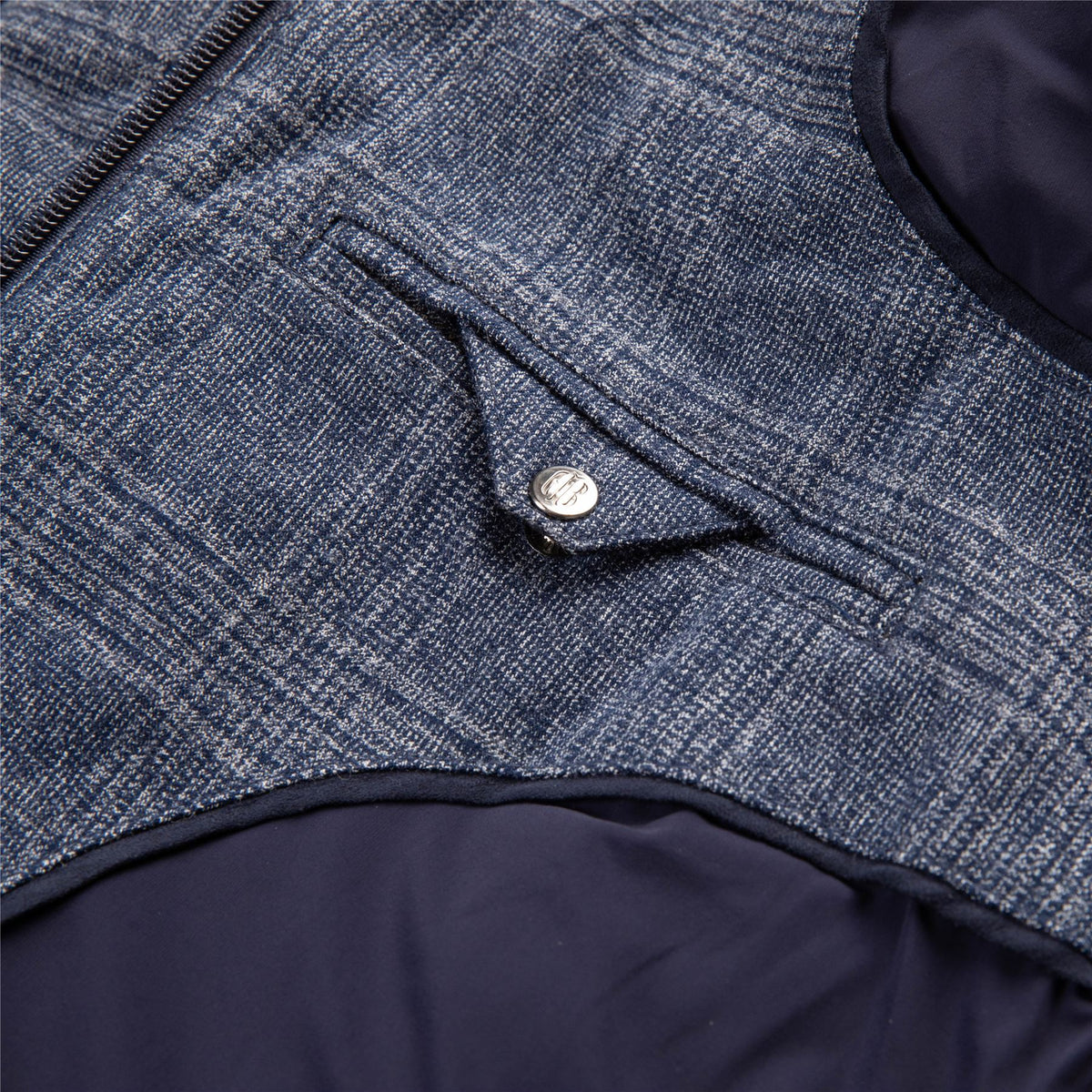 The Sterling Vest Heathered Navy
