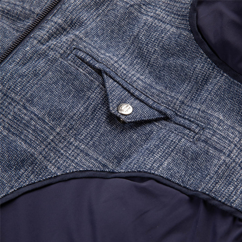 The Sterling Vest Heathered Navy