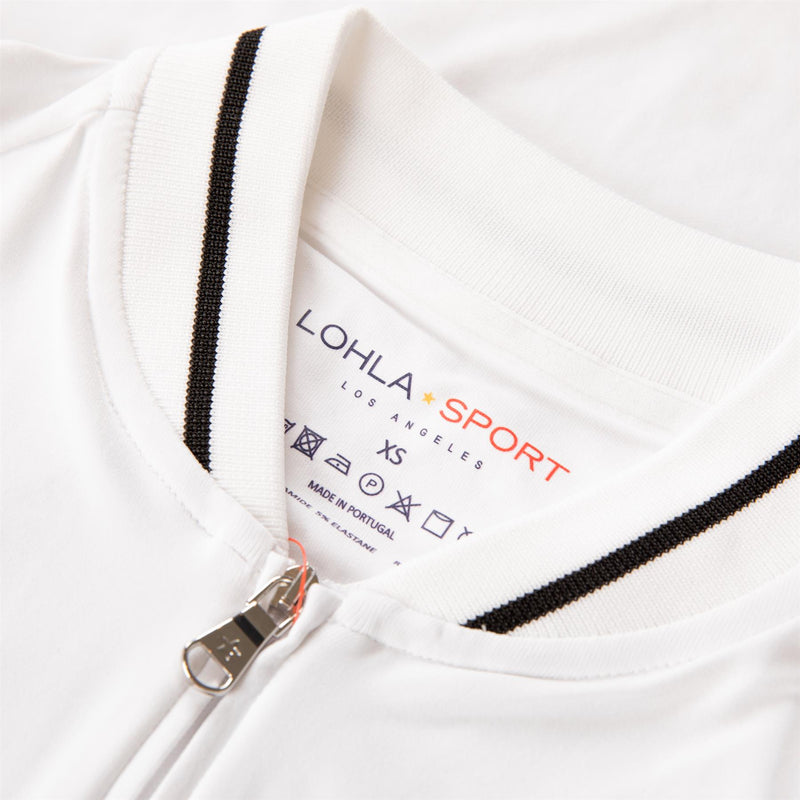 Womens The Maddie Sleeveless Polo White