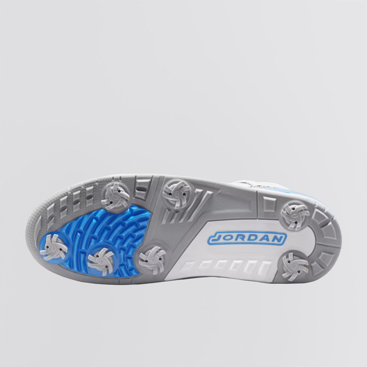 Jordan Spizike Spiked Golf Shoes White/Wolf Grey/University Blue