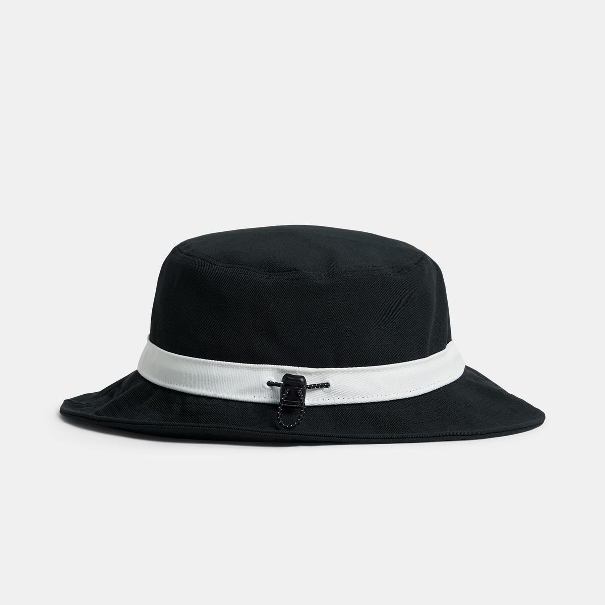 Lukas Polyester Twill Bucket Hat Black