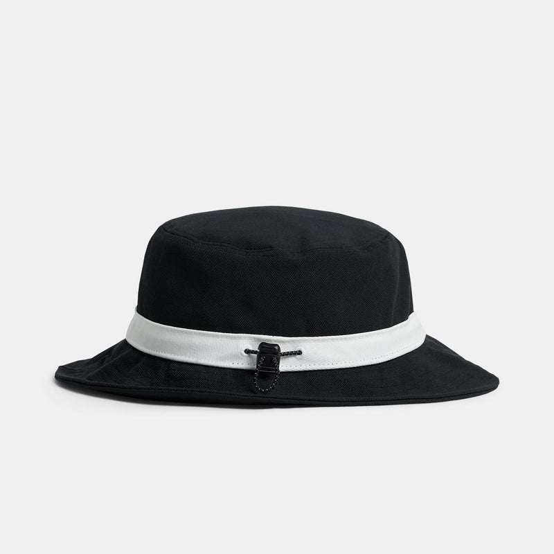 Lukas Polyester Twill Bucket Hat Black