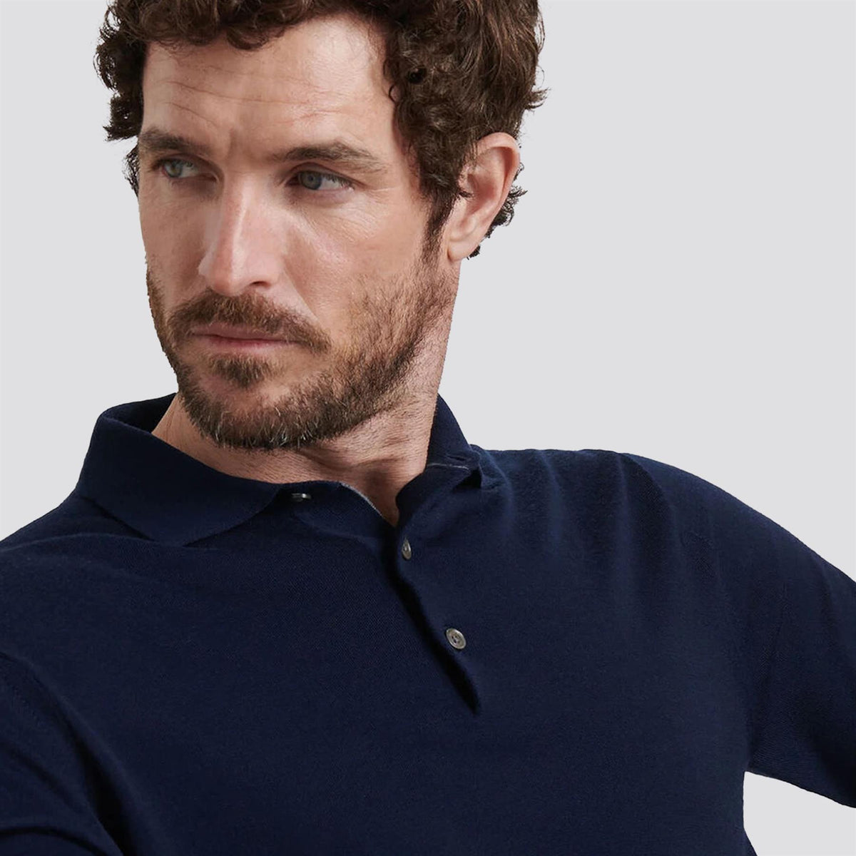 Dorset Sweater Polo Navy