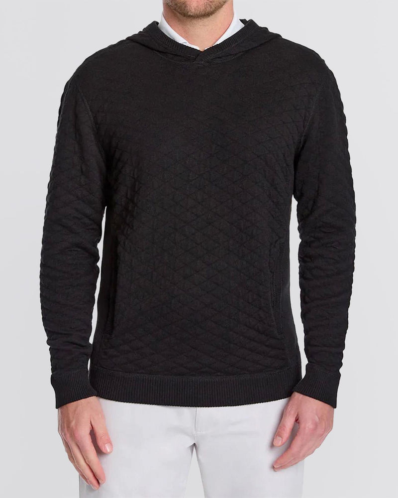The Wallace Hooded Sweater Black