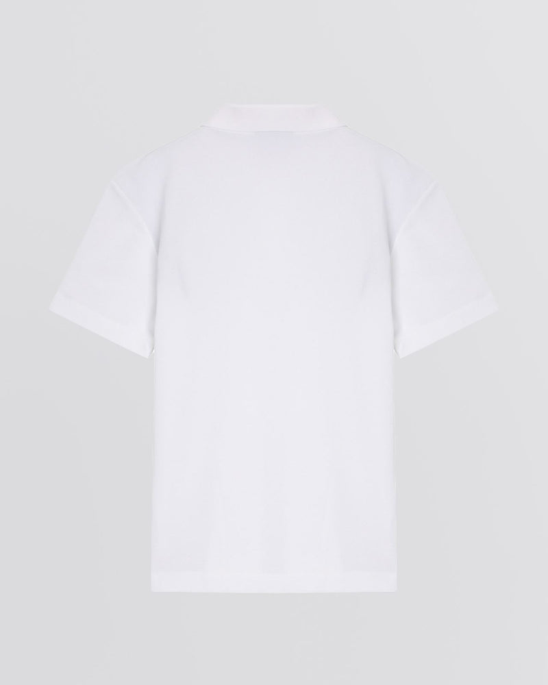 Noa Knit Polo White