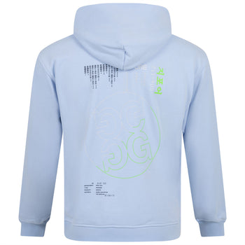 Worldwide Cargo Slip Oversized Hoodie Sky