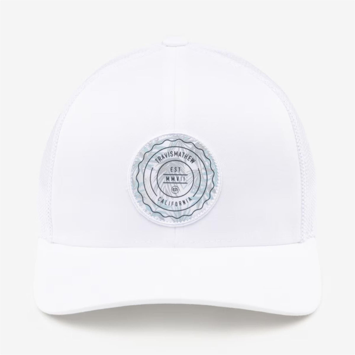 The Patch Floral Cap White