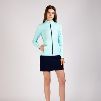Womens Reach Hybrid Jacket Capri/Atlanta Blue