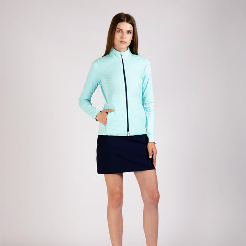 Womens Reach Hybrid Jacket Capri/Atlanta Blue