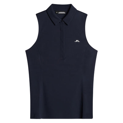 Womens Dena Sleeveless TX Jersey Top JL Navy