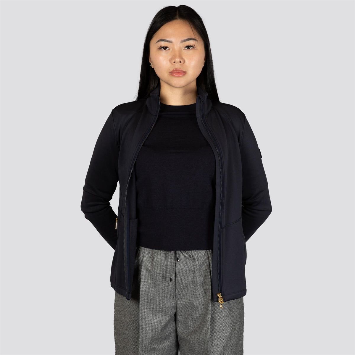 Womens Aneska Mid Layer Navy