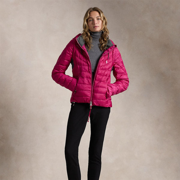 Ralph Lauren RLX Ripstop Full Zip Windbreaker Fuchsia Berry