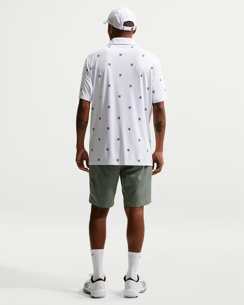 Dri-FIT Par 5 Icon Stack Print Polo White/Malachite