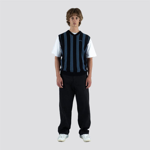 Vincents Knit Sweater Vest Black