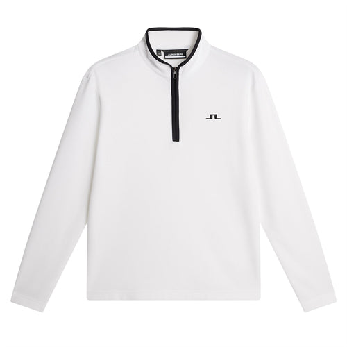 Clide Sportday Quarter Zip Mid Layer White - SS25