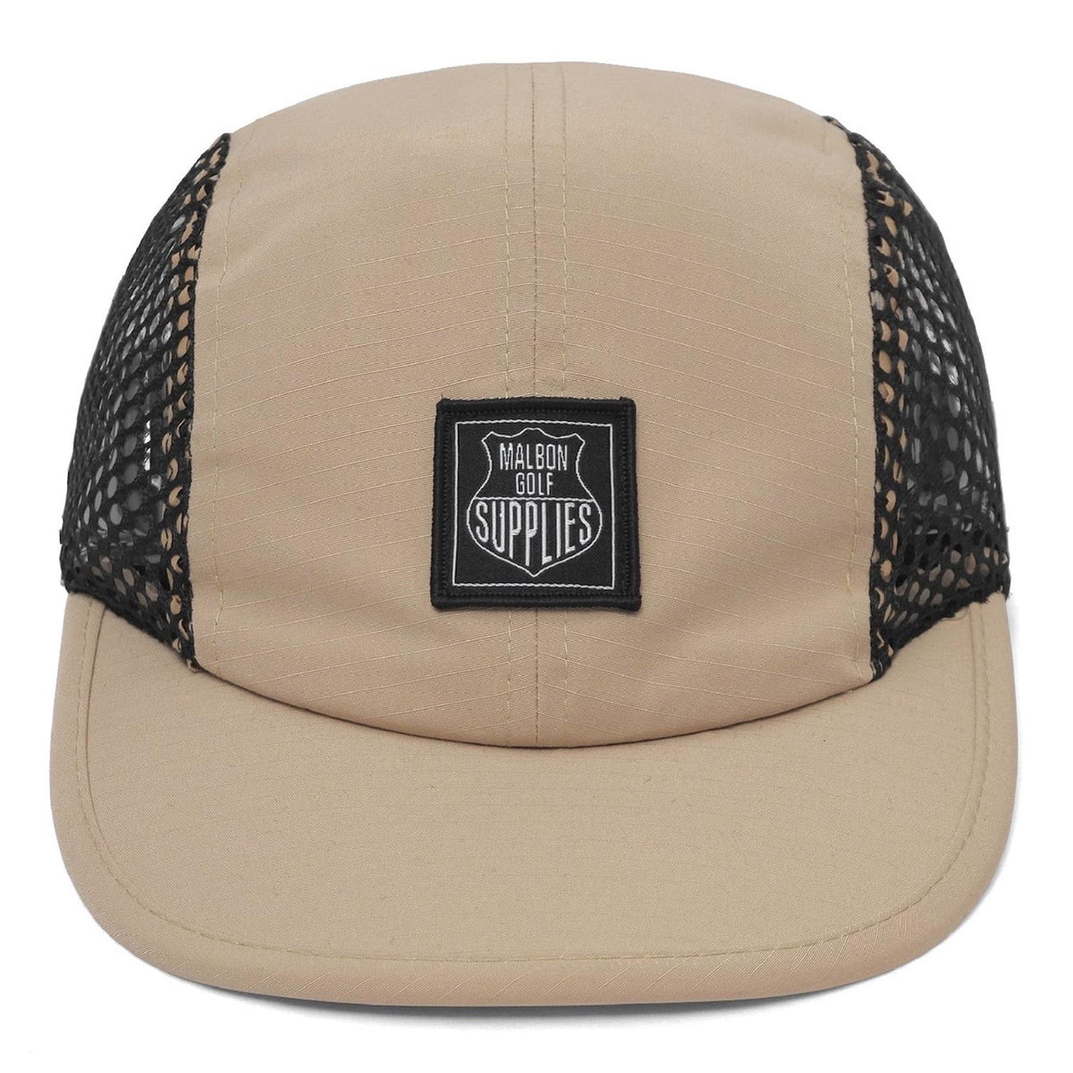 Ripstop Nylon 4 Panel Cap Sesame