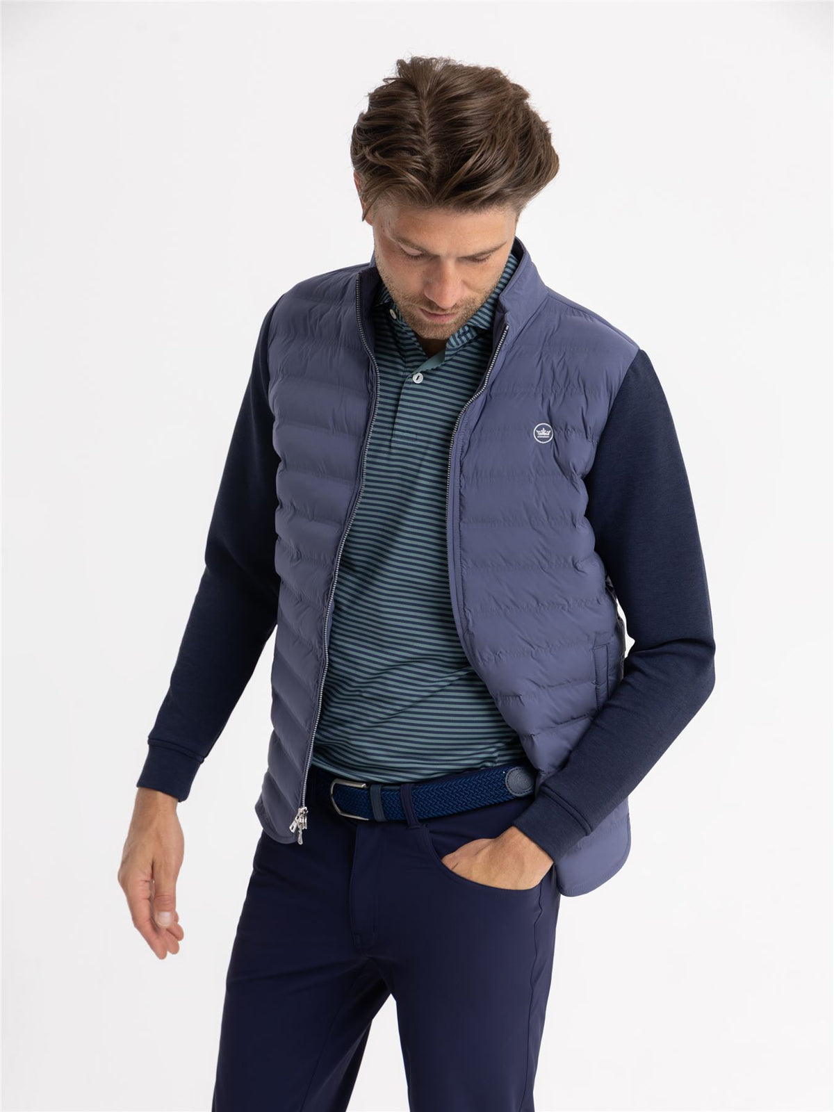 Winsome Hybrid Cardigan Nebula Blue