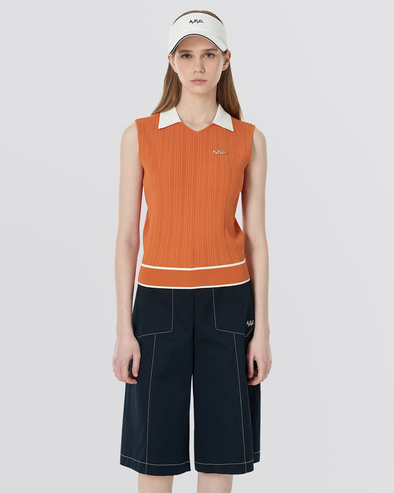 Syra Sleeveless Polo