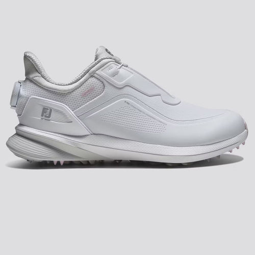 Womens ProSL26 Spikeless Laced Golf Shoes White/Grey