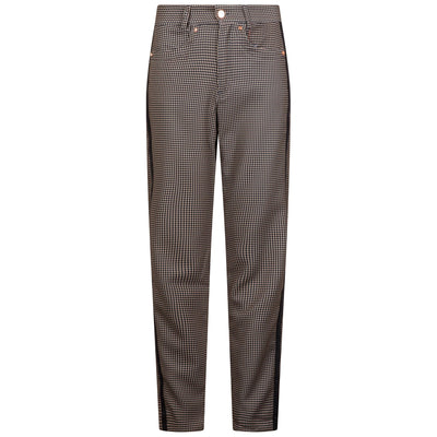 Womens The Houndstooth Printed Pants Navy