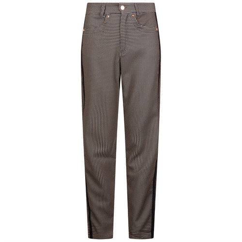 Womens The Houndstooth Printed Pants Navy