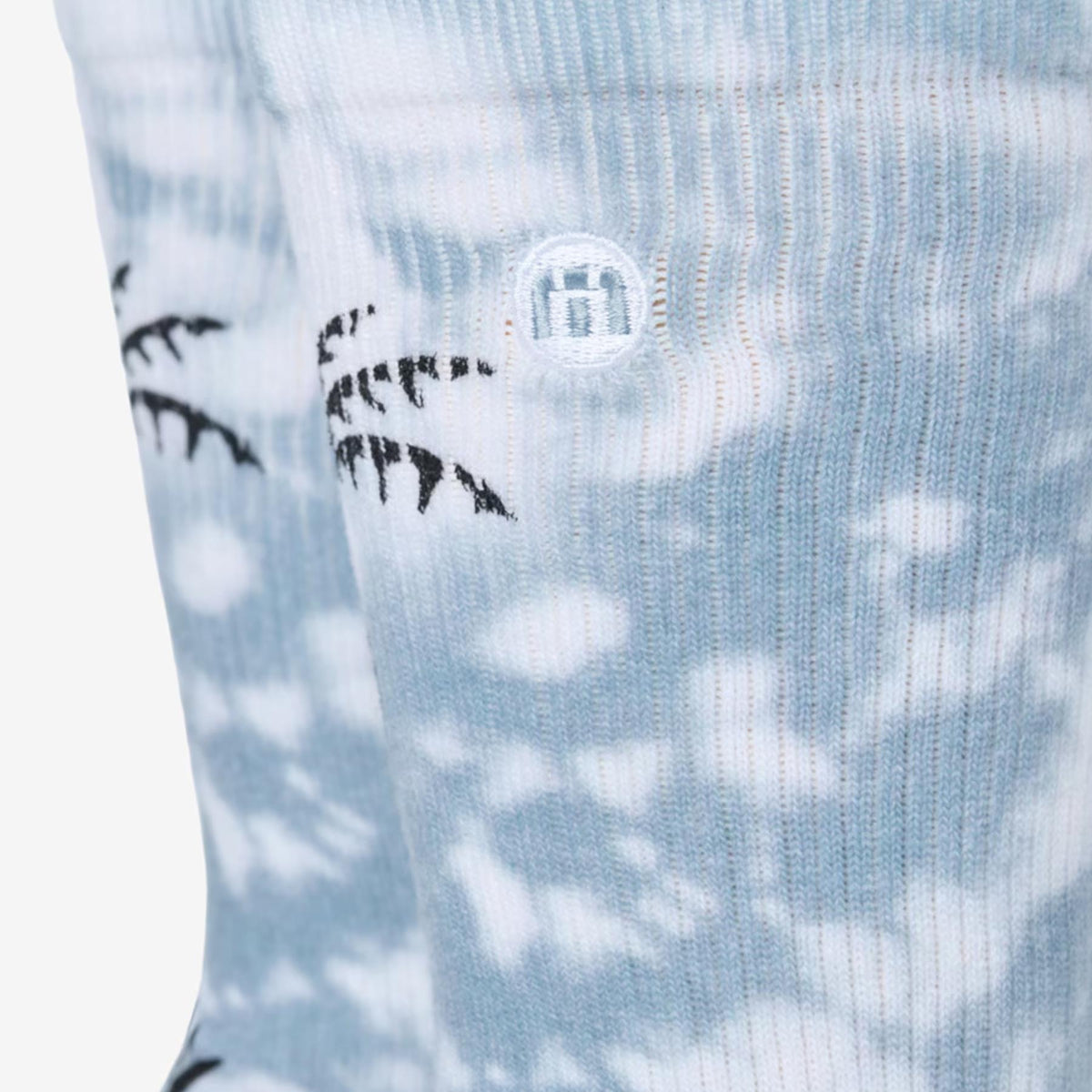 Sunlit Skies Crew Socks Dusty Blue