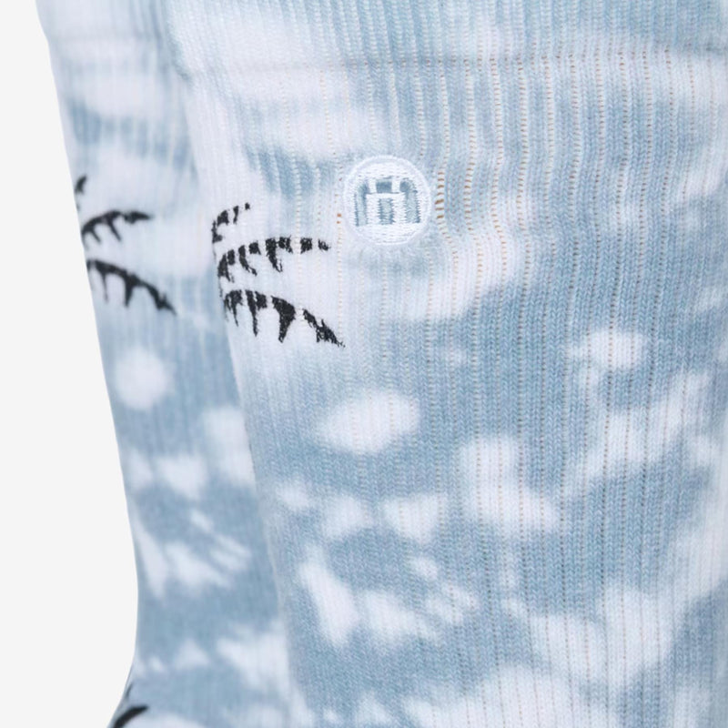 Sunlit Skies Crew Socks Dusty Blue