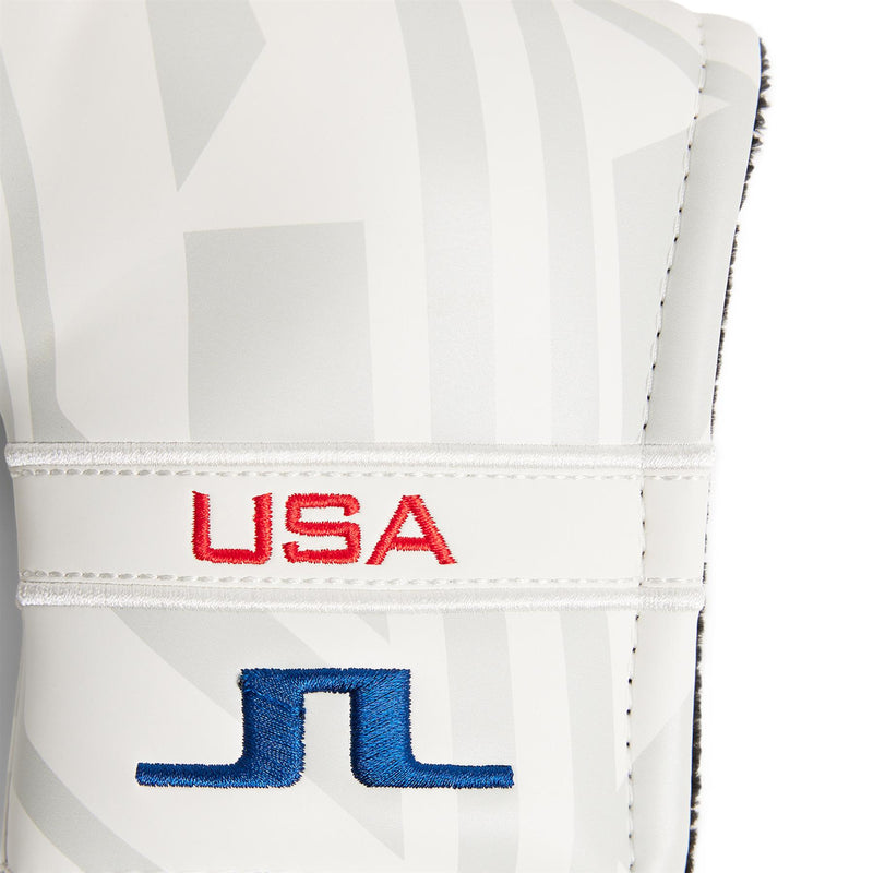 Blade Putter Headcover US Golf White