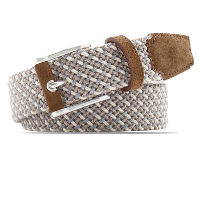 Crafted Multi-Color Woven Wool Belt Jute - AW23