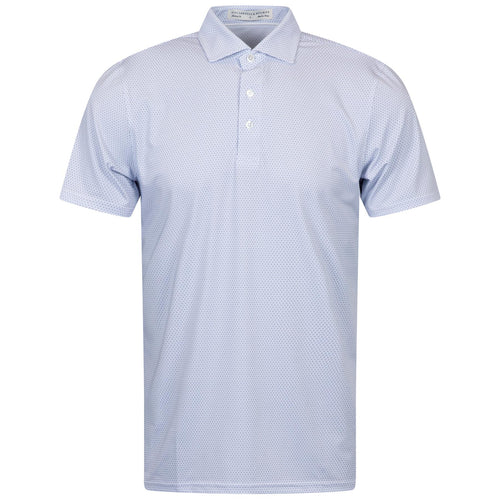 The Carson Polo White/Aberdeen Blue - AW24