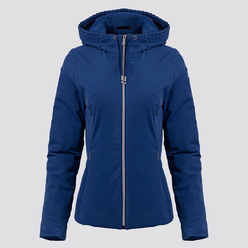 Womens Elevation Hooded Jacket Sapphire