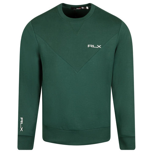 LS Double Knit Tech Pullover Moss Agate - AW23