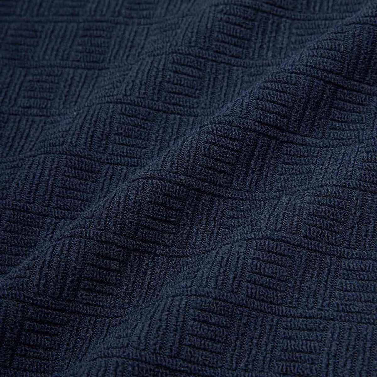Kooka Jacquard Terry Polo Navy