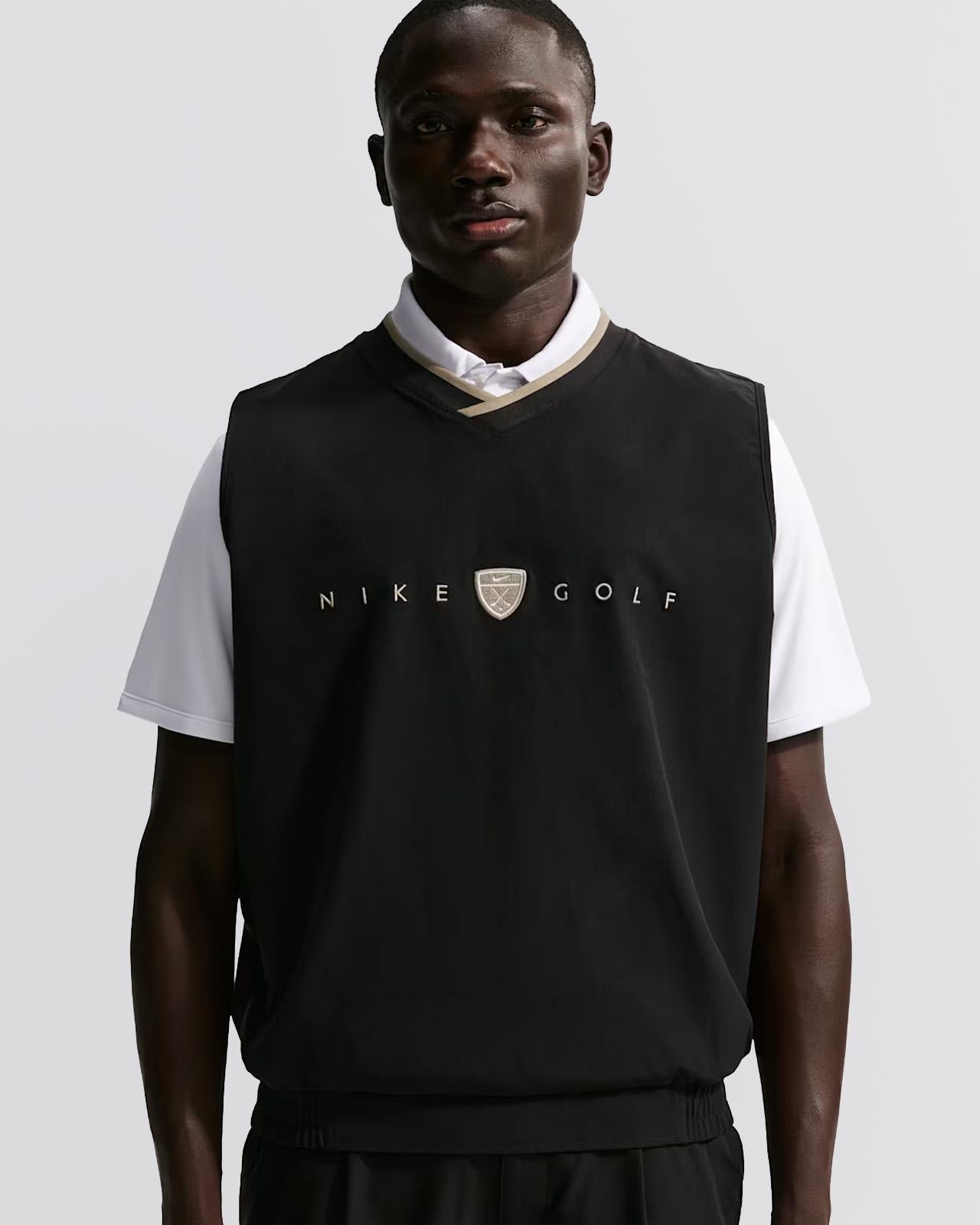 Dri-FIT Fairway Fresh Wind Vest Black/Limestone