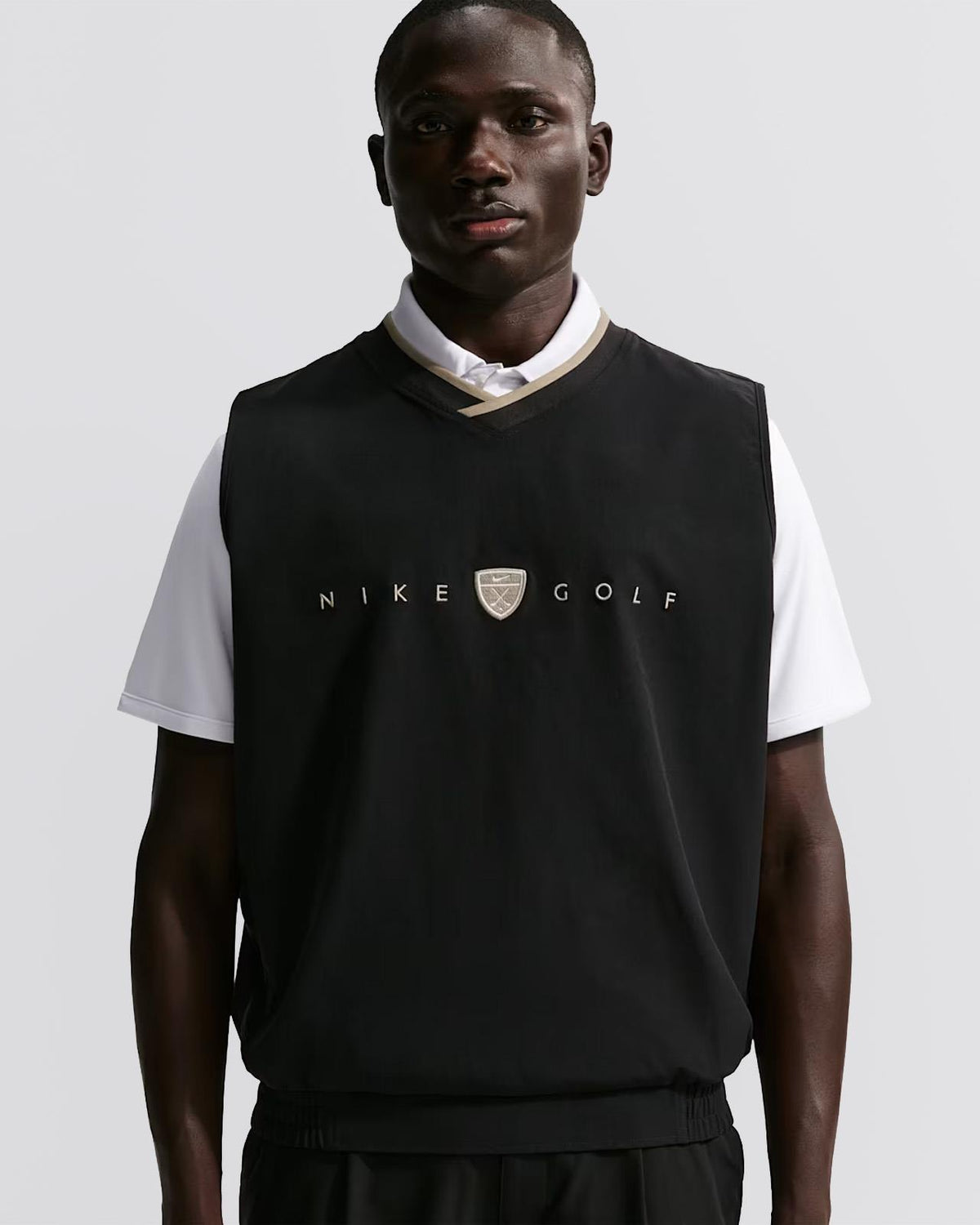 Dri-FIT Fairway Fresh Wind Vest Black/Limestone