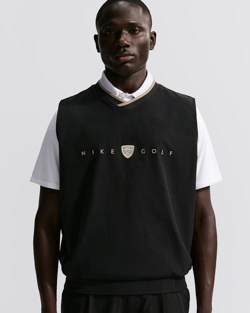 Dri-FIT Fairway Fresh Wind Vest Black/Limestone