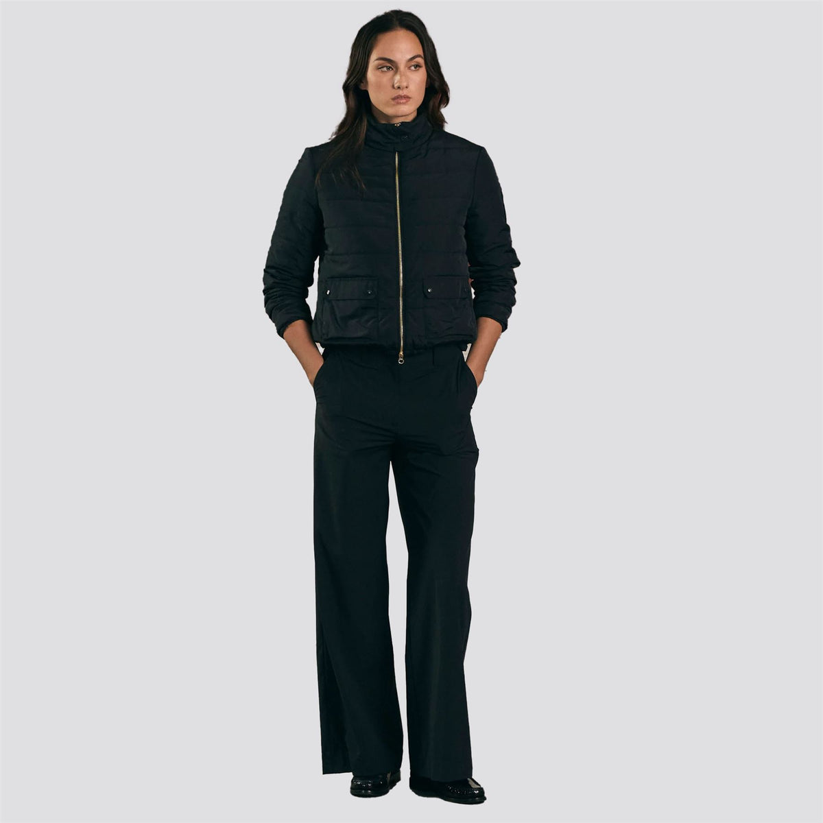 Womens Jasmine Puffer Jacket Black