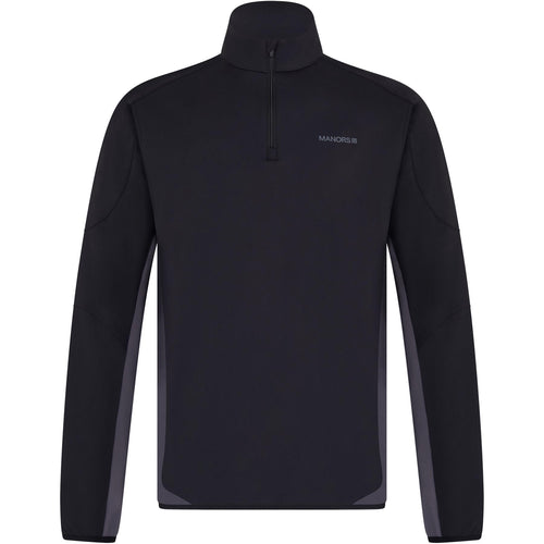 Quarter Zip Tech Mid Layer Black - AW24