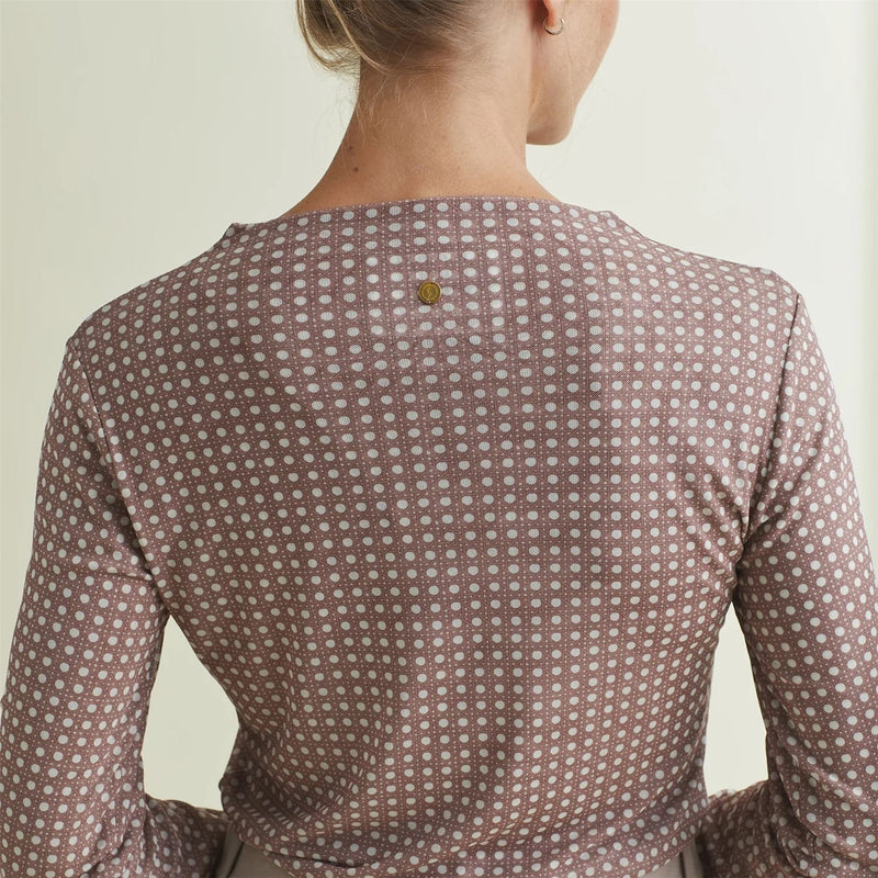 Womens Sentry UPF LS Top Mauve Rattan